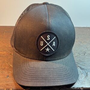 HAKA USA Trucker Hat Black Mesh Snapback